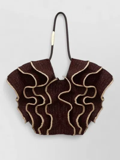 Zimmermann Goldentime Medium Raffia Tote Bag