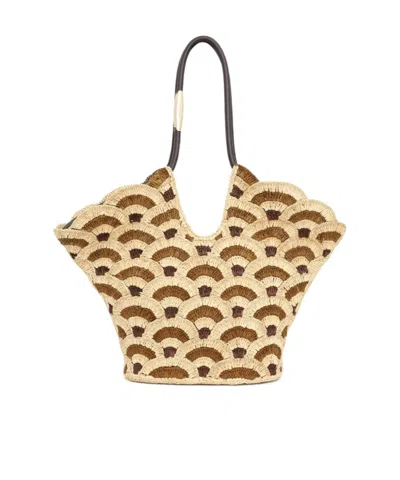 Zimmermann Goldentime Medium Tote In Nude