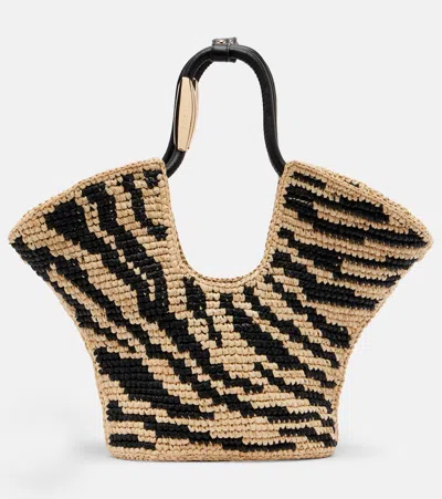 Zimmermann Goldentime Raffia Tote Bag