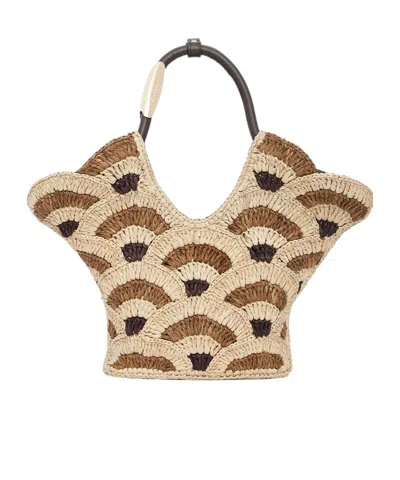 Zimmermann Goldentime Small Tote In Nude