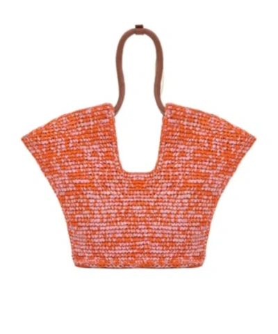 Zimmermann Goldentime Small Tote In Pink