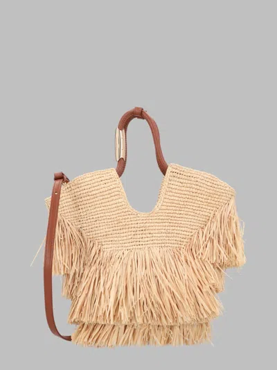 Zimmermann Goldentime Tote Bag In Beige
