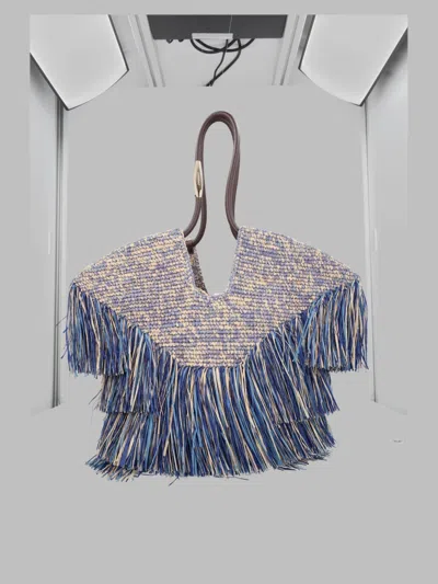 Zimmermann Goldentime Tote Bag In Blue