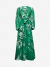 Zimmermann Everley Floral-print Cotton-voile Midi Wrap Dress