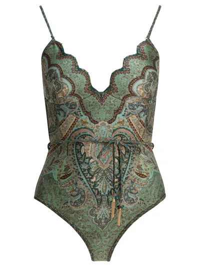 Zimmermann Green Polyamide Blend Beachwear