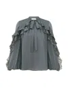 Zimmermann H26 Coat In Grey