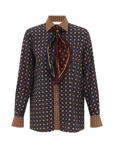 Zimmermann H26 Shirt In Navy