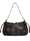 Zimmermann Halcyon Shoulder Bag In Brown Leather In Brown