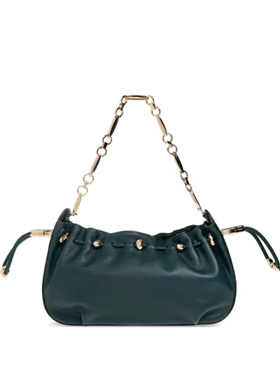 Zimmermann Halcyon Leather Clutch In Green