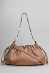 Zimmermann Halcyon Shoulder Bag In Taupe Leather In Taupe