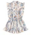 ZIMMERMANN HALLIDAY FLORAL LACE-TRIMMED PLAYSUIT