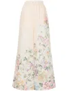 ZIMMERMANN ZIMMERMANN HALLIDAY FLORAL PALAZZO TROUSERS