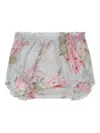 Zimmermann Halliday Floral Voile Bloomers In Blue