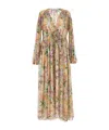 Zimmermann 'maxi Robe Rassemblée Halliday' In Nude