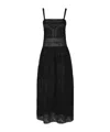 Zimmermann Halliday Lace Trime Slip Dress In Black In Black