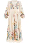 Zimmermann Halliday Midi Wrap Dress With Pockets Women