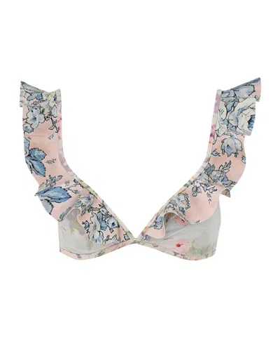 ZIMMERMANN ZIMMERMANN FLORAL PRINTED BIKINI TOP