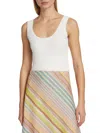 Zimmermann Halliday Scoopneck Tank Top In Parchment In Neutral
