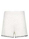 Zimmermann Halliday Scallop Shorts In 白色