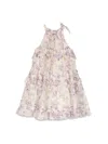 Zimmermann Floral Print Cotton Muslin Dress In Multicolour
