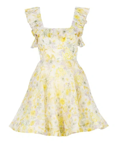 ZIMMERMANN HARMONY FRILLED DRESS