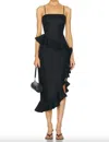 Zimmermann Harmony Tango Dress In Black In Black