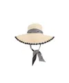 Zimmermann Hat With Ties In White