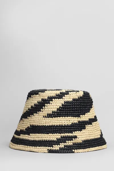ZIMMERMANN HATS IN BEIGE RAFFIA