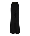 Zimmermann Pantalone A Zampa Hypnotic In Misto Lana Nera Donna In Black