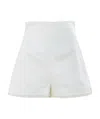 Zimmermann High-waist Shorts In White