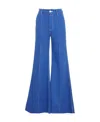 Zimmermann High Tide Flared Jeans In Regatta In Blue
