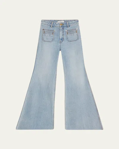 Zimmermann High-rise Flare Jeans In Green