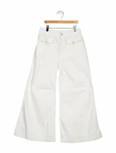 Pre-owned Zimmermann High-rise Flared Jeans In Blue