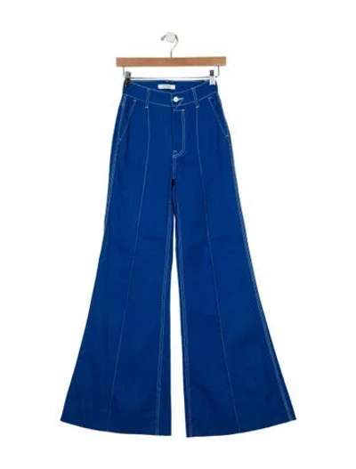 Pre-owned Zimmermann High-rise Flared Jeans W/ Tags In Blue