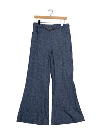 Pre-owned Zimmermann High-rise Flared Jeans W/ Tags In Blue