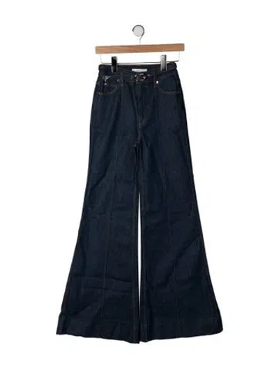 Pre-owned Zimmermann High-rise Flared Jeans W/ Tags In Blue