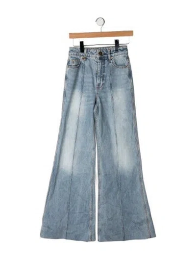 Pre-owned Zimmermann High-rise Flared Jeans W/ Tags In Blue