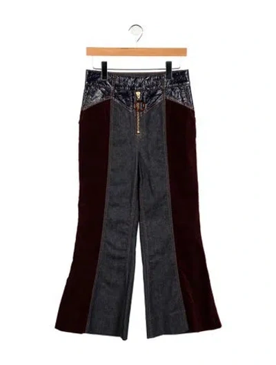 Pre-owned Zimmermann High-rise Wide Leg Jeans In Blue