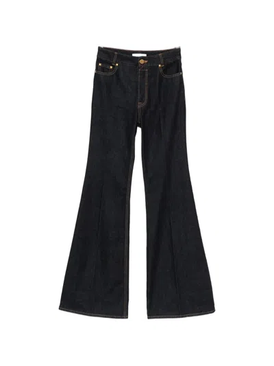 Zimmermann High-waisted Flared Jeans In Blue