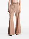 Zimmermann Hypnotic Belted Trousers In Neutral