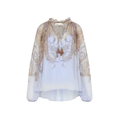 ZIMMERMANN ZIMMERMANN HYPNOTIC BILLOW BLOUSE
