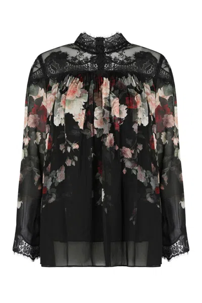 Zimmermann Hypnotic Blouse In Viscose In Multi