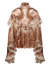 Zimmermann Hypnotic Blouse In Neutral