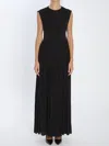 Zimmermann Hypnotic Column Dress In Black
