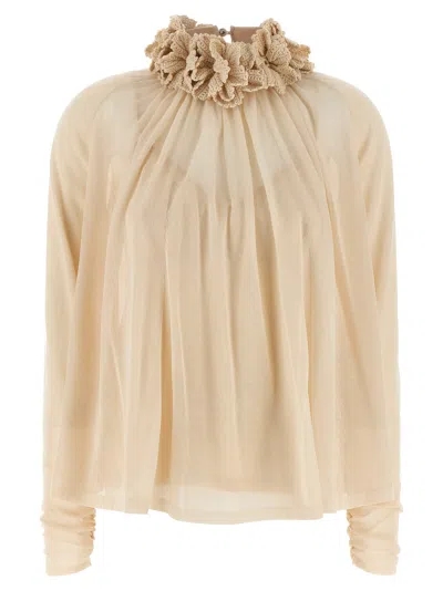 ZIMMERMANN HYPNOTIC CROCHET TRIM TOP