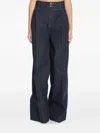Zimmermann Wide-leg Denim Jeans In Blue