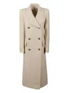 Zimmermann Hypnotic Double-breasted Coat In Neutral