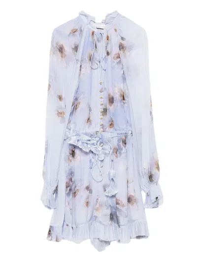 ZIMMERMANN ZIMMERMANN HYPNOTIC DRESS IN PRINTED VISCOSE
