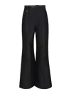 Zimmermann Pantalone A Zampa Hypnotic In Misto Lana Nera Donna In Black