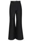 Zimmermann Hypnotic Flare Trousers With Removable Belt In Multi
